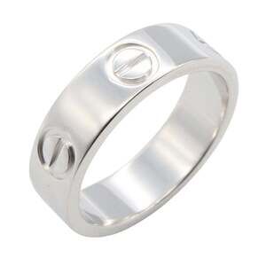 CARTIER 18k Silver Love Ring